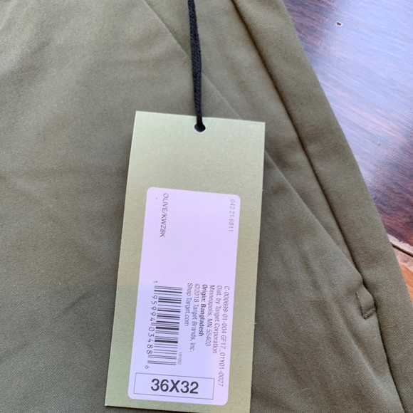 Goodfellow 36x32 Khaki Men's Slacks. Brand New with Tags - Picture 2 of 4